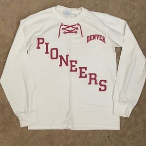 White University of Denver Hockey Long Sleeve